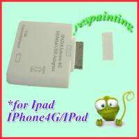 HDMI Video Adapter Dock USB for iPad 2 iPhone 4 iPod  