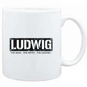  Mug White  Ludwig  THE MAN   THE MYTH   THE LEGEND 