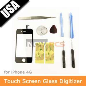 iPhone 4 4G Replacement Touch Glass & Digitizer OEM with Free Tools 