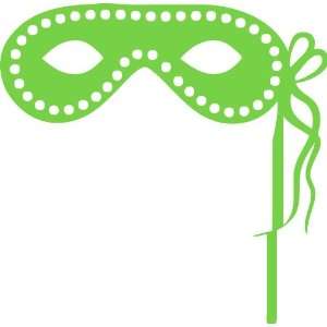  Halloween Series Masquerade Mask Removable Wall Sticker 