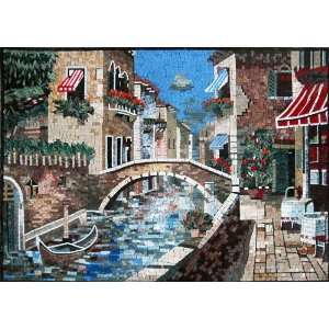  A Marvelous View of Venice Mosaic Marble Art