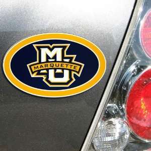  Marquette Golden Eagles Oval Magnet Automotive