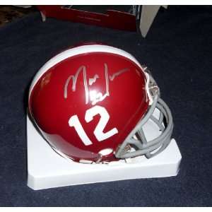 Mark Ingram Heisman Autographed Signed Alabama Mini Helmet