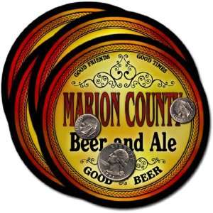 Marion County , TN Beer & Ale Coasters   4pk