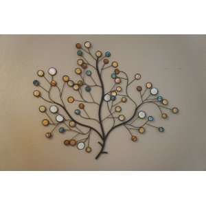 Tree Flower Metal Iron Wall Art Gallery: Home & Kitchen