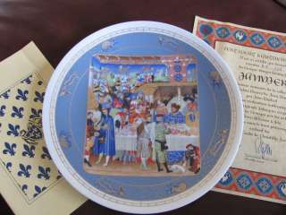Janvier Premeir Limited Edition Collectable Plate by Darceau 