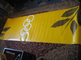 HUGE Authentic 1996 ATLANTA Olympics vinyl banner  
