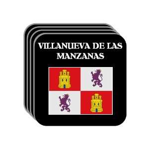   Leon   VILLANUEVA DE LAS MANZANAS Set of 4 Mini Mousepad Coasters