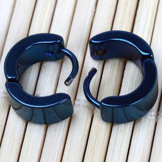 Quantity: 1 pair Size:(approx) 13x13x4mm Material: Stainless Steel 