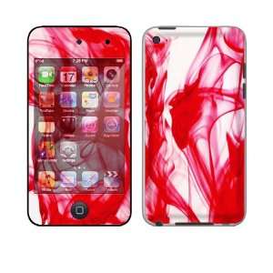 Apple iPod Touch 4th Gen Skin Decal Sticker   Rose Red