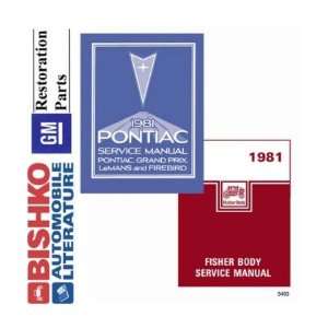  1981 PONTIAC CATALINA GRAND PRIX Shop & Body Manual CD 