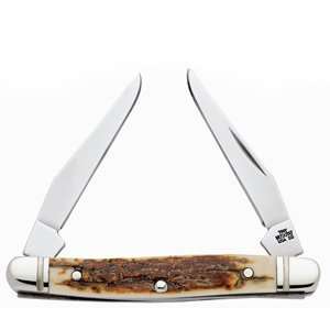 Case Cutlery Tiny Muskrat 2 Blade Knife with Mammoth Ivory Handle 