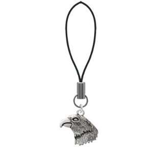  Large Eagle Head   Mascot Cell Phone Charm: Arts, Crafts 