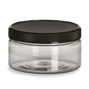  Jar heavy wall clear plastic PET w/lid   2 oz: Everything 