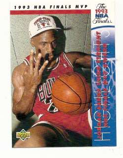 1993 94 Upper Deck #204 MICHAEL JORDAN NBA Finals MVP  