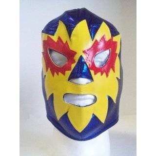 Mil Mascaras Mexican Pro Wrestling Lycra Mask   Red/Green  