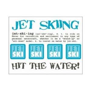   It With Stickers Mini Jet Skiing; 6 Items/Order Arts, Crafts & Sewing