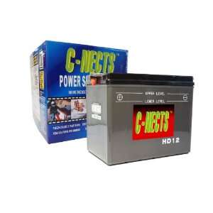   Battery HD12 Replaced w/YHD 12H 12V 280 CCA JET SKIS MOTORCYCLES Each