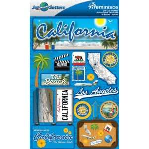  Jetsetters California Die Cut Stickers Arts, Crafts 