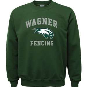  Wagner Seahawks Forest Green Fencing Arch Crewneck 