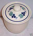 Blueberry by Pfaltzgraff China Tea Cannister 5 3/4