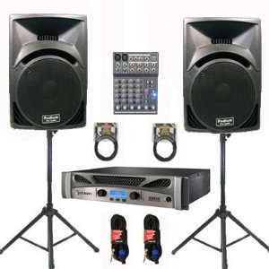   , Stands and Cables DJ Set New CROWNPP1210SET2 Musical Instruments