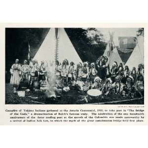 : 1912 Print Yakima Indians Astoria Centennial Native Americans Tribe 