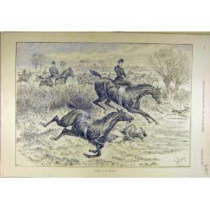   : 1895 Jumping Pocket Hunting Hunt Horses Riders Jump: Home & Kitchen