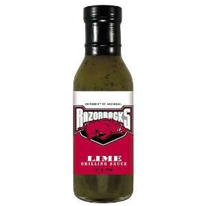  Arkansas Razorbacks NCAA Lime Grilling Sauce   12oz 