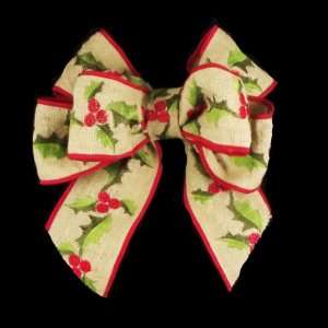  Offray Gatherfest Natural Jute Designer Holiday Wired Edge Ribbon 