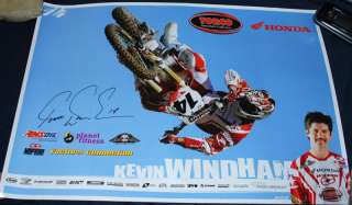 KEVIN WINDHAM Signed TORCO HONDA Racing POSTER #14  