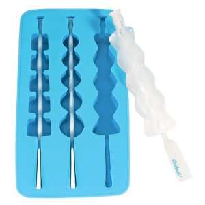 True Fabrications Ice Kabobs Silicone Ice Tray with Stir Stick  