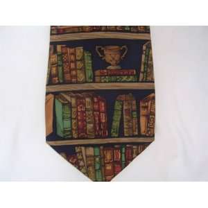    Mens Tie Books Library Reading ; Ex Libris Everything Else