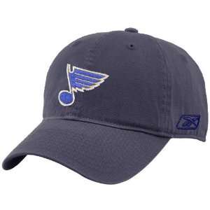  NHL Reebok St Louis Blues Navy Blue Unstructured Slouch 