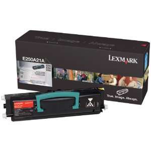  Lexmark E250, E350, E352 Toner Cartridge (3,500 Yield 