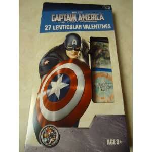  Captian America Marvel 27 Lenticular Valentines 