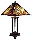 Southwest Mission Design Tiffany Style Table Lamp 16