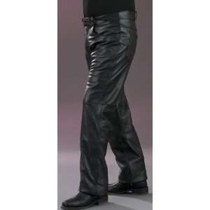  Mossi Mens Leather Pants 42 X 34 Black Automotive