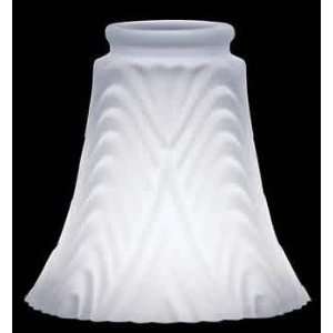  Lamp Shades Frosted Glass, Swirl Shade
