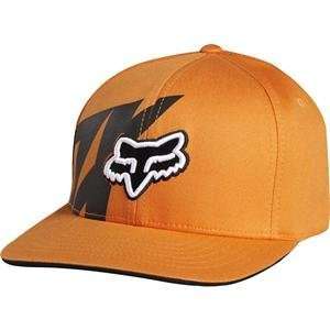  Fox Racing Laced Up Flexfit Hat   Large/X Large/Orange 