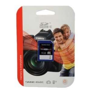  Dane Elec for Canon 4GB SDHC Proline 150x Class 6 (Retail 