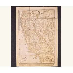  Historic 1902 California Map