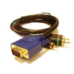  6 Foot SVGA to 3 RCA Component Cable: Electronics