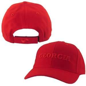  Twins Enterprise Georgia Bulldogs Red Sunburst Hat: Sports 