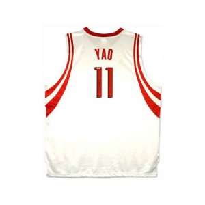 Yao Ming Houston Rockets Autographed Home Jersey Sports 