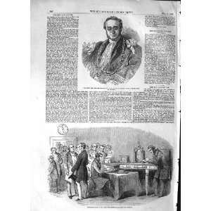   1852 THOMAS CHALLIS M.P. SUBMARINE TELEGRAPH CORNHILL