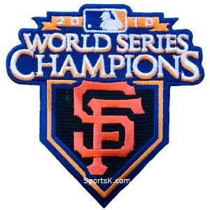  Giants World Series Champions Patch (No Shipping Charge 