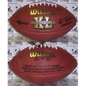  Wilson Super Bowl 40 (XL) Official NFL Game Football 