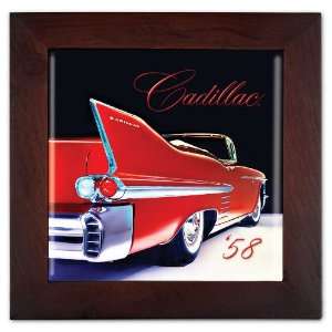  58 Cadillac Ceramic Wall Decoration: Home & Kitchen
