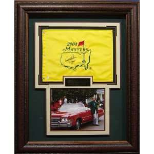   Masters 2004 Flag Framed Displ   Golf Flags Banners: Sports & Outdoors